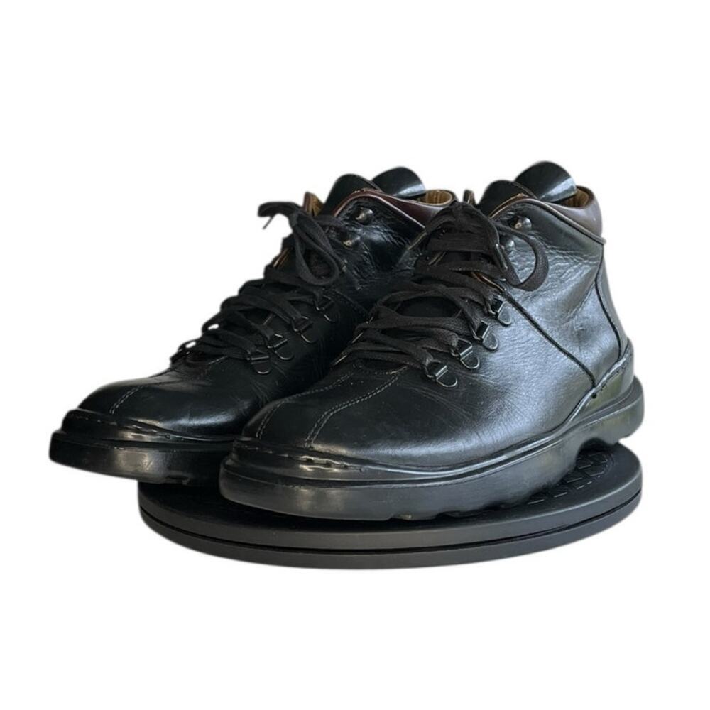 Mens Coach Aaron Mens Size 8.5D Leather Chukka Ankle Boots Black - Picture 2 of 6